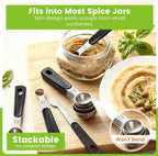 Spring Chef Stainless Steel Magnetic Measuring Spoons Set of 8 - Image 8