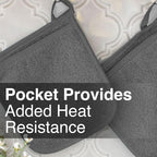 RITZ Terry Pocket Mitt & Hot Pad: Unparalleled Heat Resistant, Durable 100% - Image 6