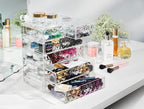 Sorbus Acrylic Makeup Organizer Set, 6-Drawer Vanity & Countertop Cosmetic - Image 7