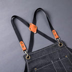 Aoomzoon Canvas Aprons for Men Chef Apron, Work Apron - 16oz Heavy Duty Cross - Image 3
