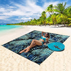 HIHOHO Beach Blanket Waterproof Sandproof Extra Large Beach Mat 79" X - Image 5