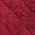 DII Basic Terry Collection Quilted 100% Cotton, Barn Red, 3 Piece - Image 4