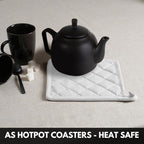 Oven Mitt & Pot Holder 100% Cotton Set of Heat Resistant Oven Gloves & Hot Pads - Image 6