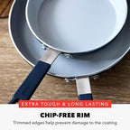 GreenPan x Bobby Flay 2 Piece- 8” and 10” Nonstick Frying Pan Skillet Set - Image 9
