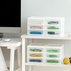IRIS USA Small 3-Drawer Desktop Organizer, 4 Pack, - Image 6