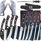 XYJ Professional Serbian Chef Knife Set by XYJ
