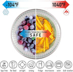 Set of 6 Stackable Space-Saving Nesting Glass Bowls - Image 3