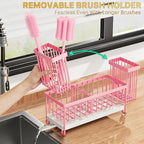 Cisily Sponge Holder for Kitchen Sink, Sink Caddy Organizer - Image 5