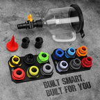 18-Piece No Spill Engine Oil Funnel Kit, 1.59QT/ 1.5L Automotive Coolant Funnel - Image 6