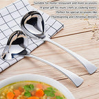 Comicfs 2 Pack Gravy Spoon Mini Gravy Ladle Drizzle Spoon 18/10 Stainless Steel - Image 7