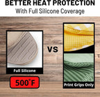 Oven Mitts Heat Resistant – Mini Oven Mitts, Silicone Gloves Heat Resistant - Image 4