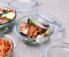 Set of 6 Pieces Round Tempered Glass Casserole Dish - Image 4