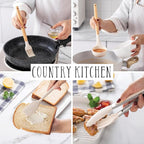 Country Kitchen Non Stick Silicone Utensil Set - Image 4