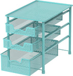 Simple Houseware Stackable 3 Tier Sliding Basket Organizer Drawer by SimpleHouseware