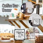 Coffee Bar Sign, Love is Brewing Farmhouse Tabletop Decor, Coffee and Tea Lover - Image 3
