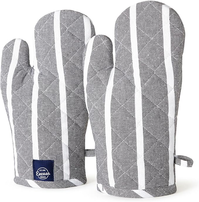 Encasa XO Long 12"x7" Oven Microwave Hand Gloves Mitts by EncasaXO