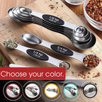 Spring Chef Stainless Steel Magnetic Measuring Spoons Set of 8 - Image 6