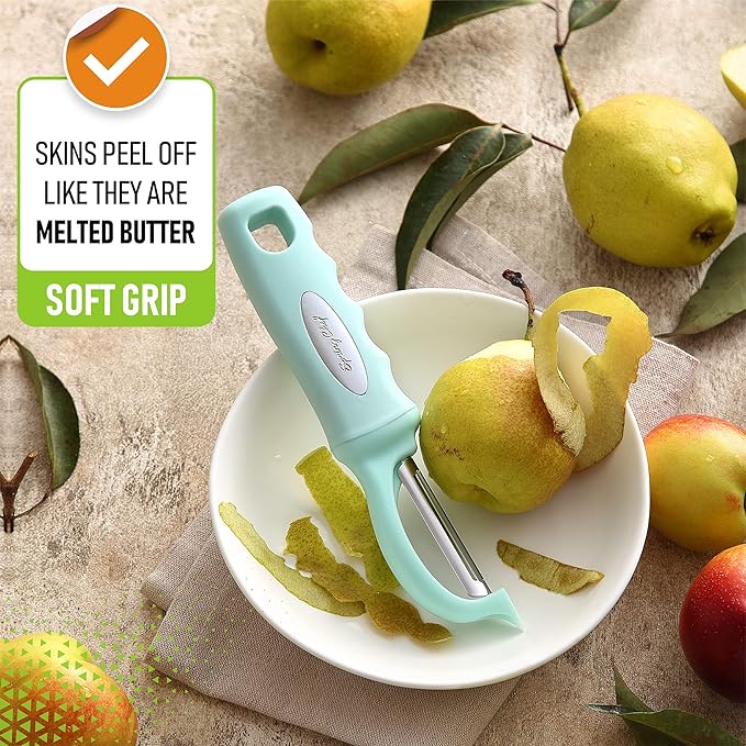 Spring Chef Premium Stainless Steel Vegetable Peeler, Dishwasher Safe Potato - Image 4