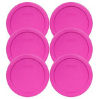 Pyrex 7201-PC 4 Cup Pink Food Storage Replacement Lids by Pyrex