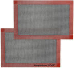 Perforated Silicone Baking Mat for Jelly Roll Pan, Non-Stick Eclair Baking Mat by AmyandoneKitchen