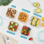 Vtopmart 5Pack 17.5oz Glass Storage Containers - Image 5