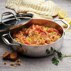 Tramontina Signature Tri-Ply Clad Stainless Steel 3-Quart Braiser Pan - Image 3
