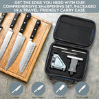 PATENTED ORIGINAL ADJUSTABLE ROLLING KNIFE SHARPENER KIT: Adjustable Height - Image 6