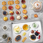P&P CHEF 17.5 Inch Baking Sheet and Rack Set, Stainless Steel Cookie Sheets - Image 6