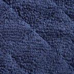 DII Basic Terry Collection Quilted 100% Cotton, French Blue, 3 Piece - Image 4