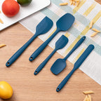 Silicone Spatula Set, 5 Piece Food Grade Rubber Spatulas - Image 7