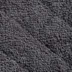 DII Basic Terry Collection Quilted 100% Cotton, Mineral Gray, 3 Piece - Image 4