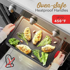 Baking Sheet Set, 2-Piece Large Cookie Sheet Set - Image 5