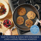 Rachael Ray Cook + Create Nonstick Frying Pan/Skillet - Image 3