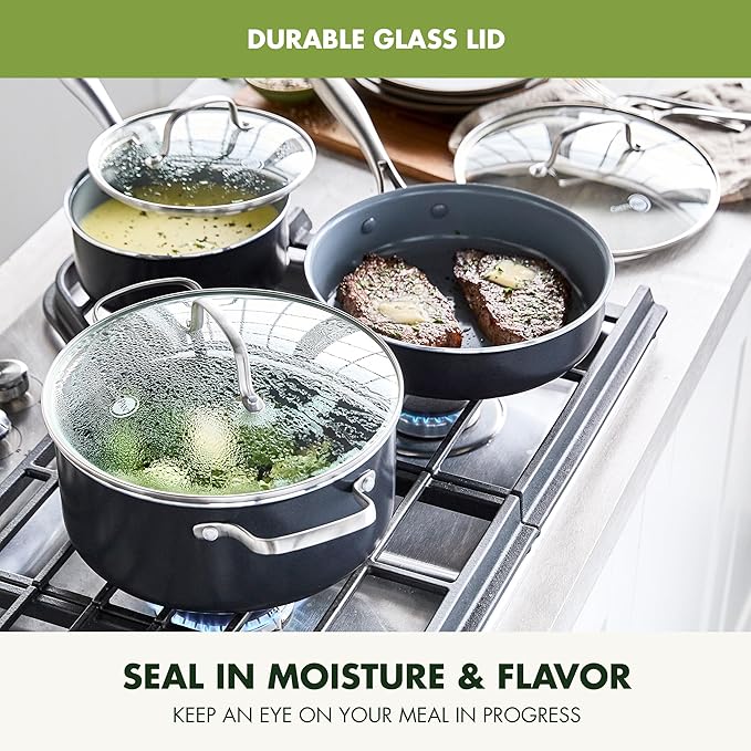 GreenPan Swift Healthy Ceramic Nonstick, Stainless Steel Handle, Dishwasher Safe - Image 6