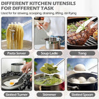 HaWare 29 PCS Silicone Cooking Utensils Set, Heat Resistant Kitchen Utensils Set - Image 5