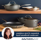Rachael Ray 80090 Professional Hard Anodized Nonstick Cookware Oval Pasta - Image 6