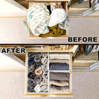 Simple Houseware Foldable Drawer Organizer - Image 3