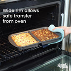 GoodCook Everyday Divided Baking Pan 1.5-Inch Deep 2-Section Non-Stick - Image 3