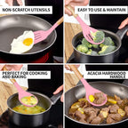 Zulay Kitchen Non-Stick Cooking Utensils Set - Image 3
