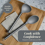 COOK WITH COLOR Silicone Cooking Utensils, Kitchen Utensil Set, Cooking Utensils - Image 5