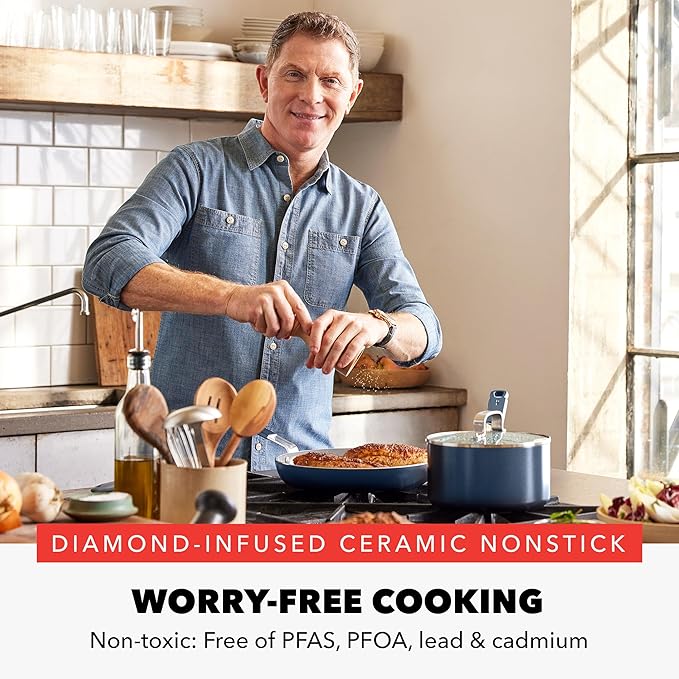 GreenPan x Bobby Flay 2.5QT Nonstick Saucepan - Image 2