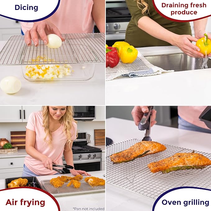 KITCHENATICS 100% Stainless Steel Cooling Racks - Image 6