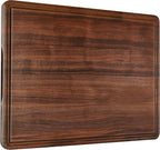 AZRHOM XXL Large Walnut Wood Cutting Board by AzrHom