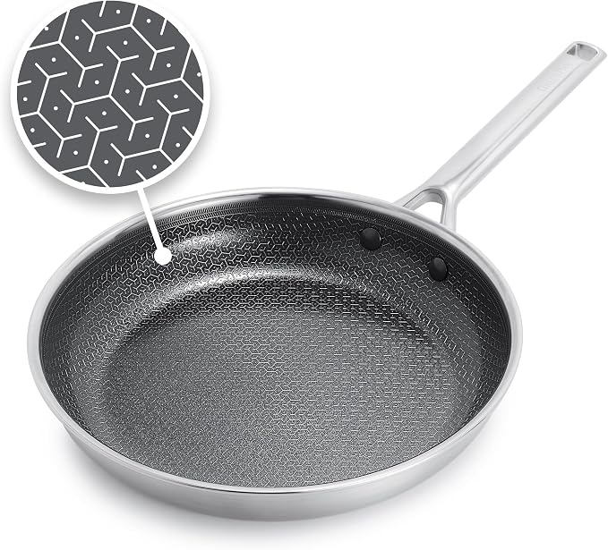 GreenPan Hybrid 10” Nonstick Stainless Steel Frying Pan, APEX Tri-Ply by GreenPan