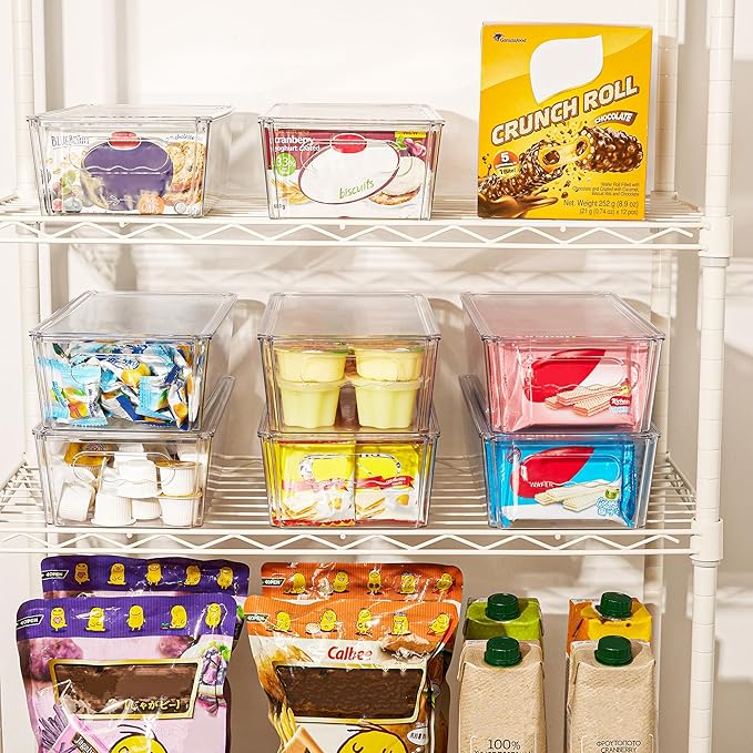 Vtopmart 10pcs Clear Organizers and Storage Bins - Image 7