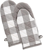 DII Buffalo Check Kitchen Collection, Classic Farmhouse Kitchen Set, Oven Mitt by DII