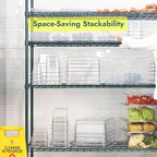 CURTA 6-Pack 1/6 Size 6" Deep NSF Polycarbonate Food Pans - Image 5