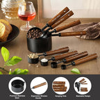 8PCS Measuring Cups and Spoons Set, DV Stainless Steel Measuring Cups - Image 2