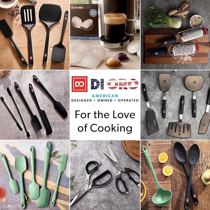 DI ORO Silicone Spoons for Cooking - Image 8
