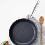 Nordic Ware Basalt Aluminum Saute Skillet, Ceramic Coating - Image 7